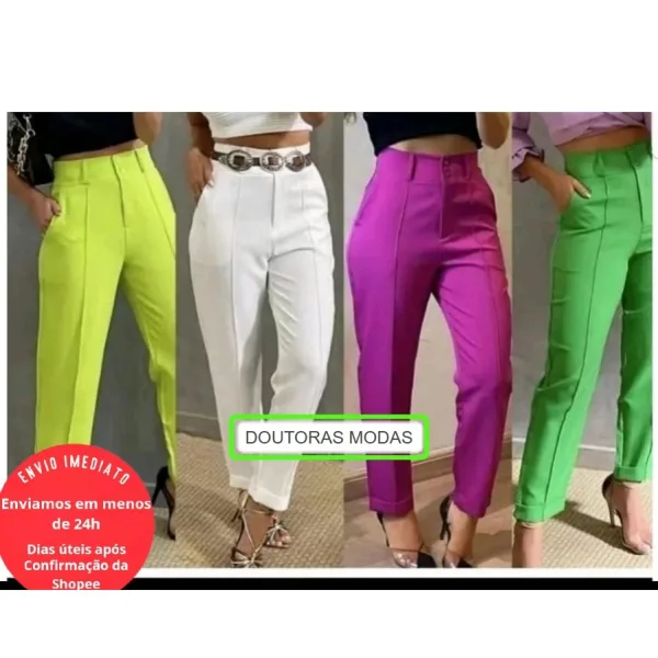 Calça Feminina de Alfaiataria para Looks Versáteis Calça feminina de alfaiataria para composições femininas