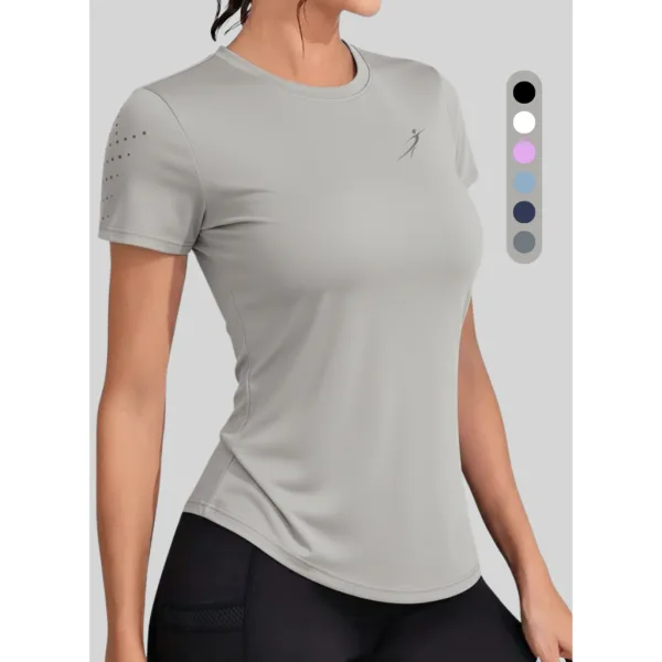 Camiseta Fitness Dry Fit Feminina para Treinos | Shopee Camiseta fitness dry fit feminina para academia, caminhada e corrida