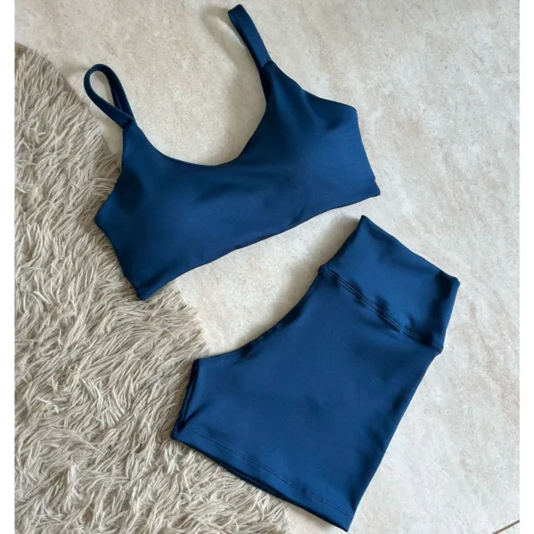 Conjunto de Short Fitness para Academia e Crossfit Conjunto de short fitness feminino para academia e crossfit