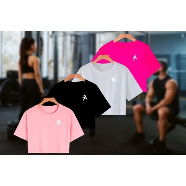 Cropped Feminina Dry Fit Sportiva para Looks Esportivos Cropped feminina dry fit Sportiva