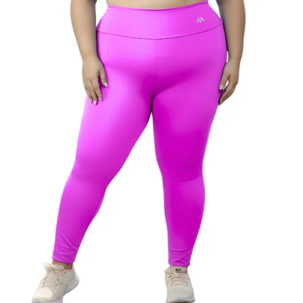 Legging Plus Size Cós Alto para Looks Confortáveis Legging plus size modeladora com cós alto