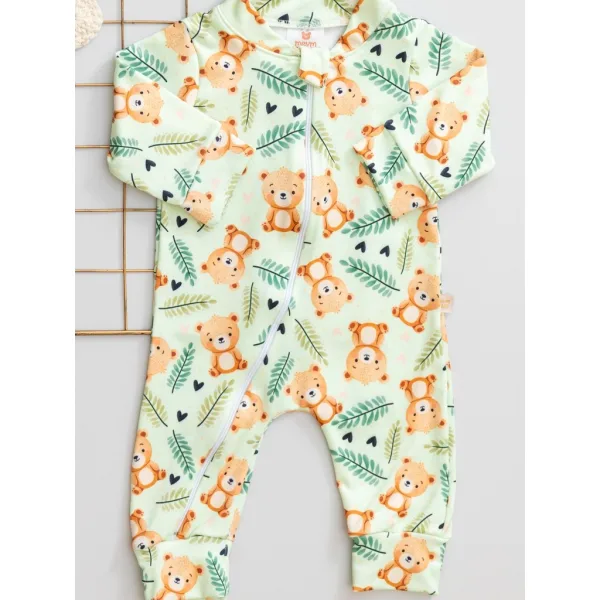 Macacão térmico infantil para bebê em dias frios Macacão térmico estampado infantil para bebê