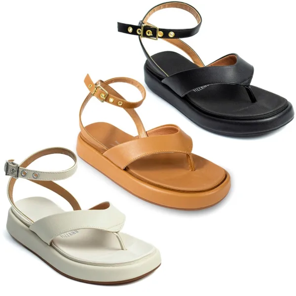 Sandália Flat Vizzano Feminina de Tornozelo Sandália Flat Vizzano feminina de tornozelo