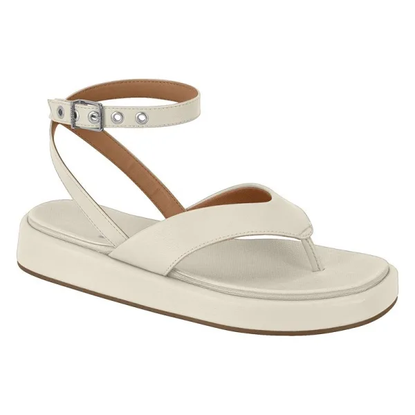 Sandália Vizzano Flatform Feminina Confortável Sandália rasteira flatform feminina Vizzano papete