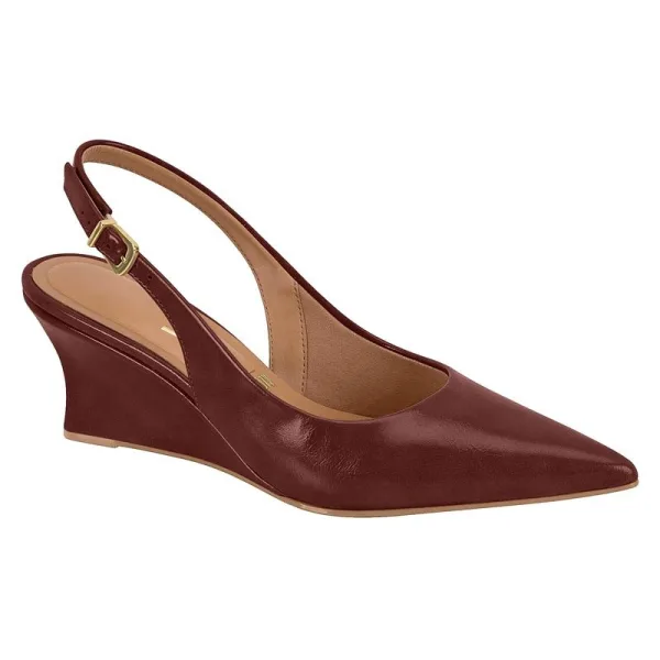 Scarpin Anabela Slingback Feminino para Diferentes Ocasiões Scarpin feminino anabela slingback Vizzano