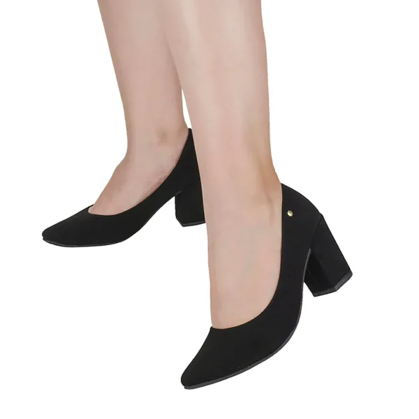 Scarpin Feminino Bico Fino com Salto Alto | Mezikin Scarpin feminino Mezikin com bico fino e salto alto elegante