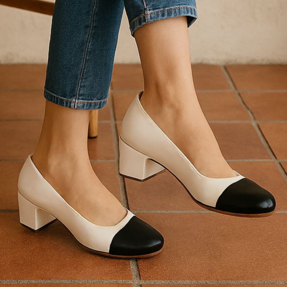 Scarpin Feminino Preto Confortável para Trabalho Scarpin feminino preto confortável com salto médio