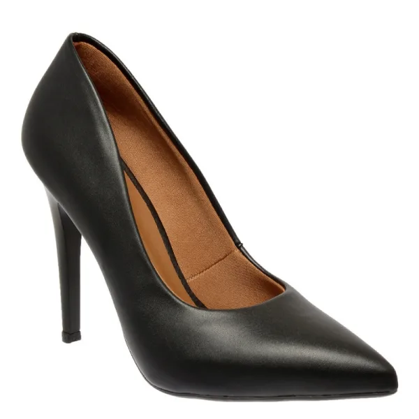 Scarpin Preto Fosco Planet Franca: Elegância e Conforto Scarpin Planet Franca preto fosco com salto alto ou médio
