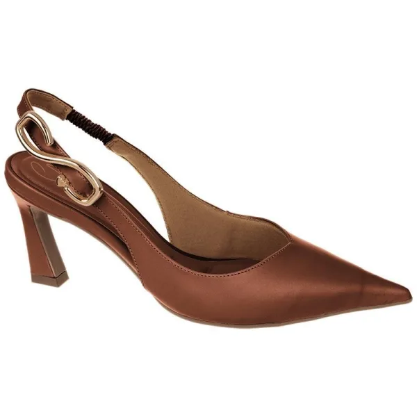 Scarpin Slingback Bebecê Salto Taça Simone Mendes Scarpin Bebecê Simone Mendes slingback com salto taça